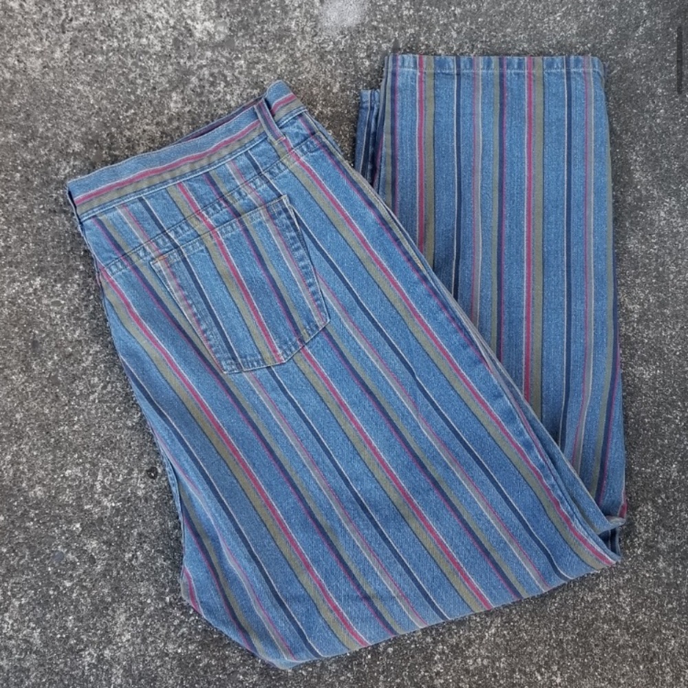 Vintage LAUREN Ralph Lauren Striped Jeans